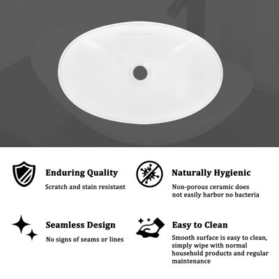 Ceramic Bathroom vessel Sink