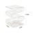 3-Tier S-Shaped Clear Acrylic Magazine Rack, Modern Side Table & Nightstand For Living Room & Bedroom，Clear-1329681524