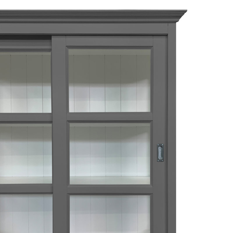 Babetta Display Cabinet, Mouse Grey