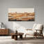 «Layered Wood Desert Canyon», art mural sur toile-638171306