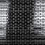 Carreau de mosaïque de plancher et de mur en porcelaine noir brillant 11-1 / 2 "x 11-3 / 4" Metro Brick Subway