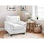 Chaise en similicuir Rimouski-1281874896