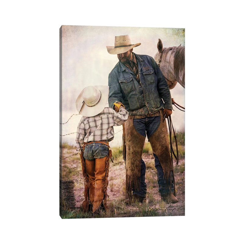 A Job Well Done by Rhonda Thompson - Painting on Canvas, Wrapped Canvas, 66.04cm H x 45.72cm W x 1.91cm D
