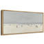 «Coastal Beach Beach Day In Pastel Victorian Style Seaside», reproduction encadrée-111176076-96074479