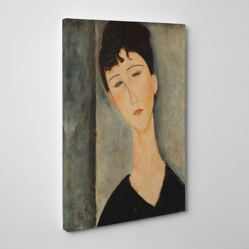 Amedeo Modigliani - Wrapped Canvas Painting, 50cm H x 35cm W