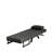 Sleep chair bed with 5-position adjustable backrest and pillow, comfy convertible sleeper chair for office, black