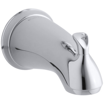 Forté Bath Spout with Sculpted Diverter Knob and 1/2" Npt Connection