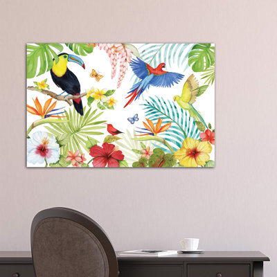 Treasures Of The Tropics III by Kathleen Parr McKenna - Wrapped Canvas Print