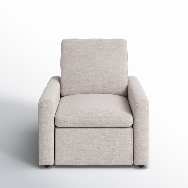 Kenne Power Recliner, Laken Stone, Polyester Blend