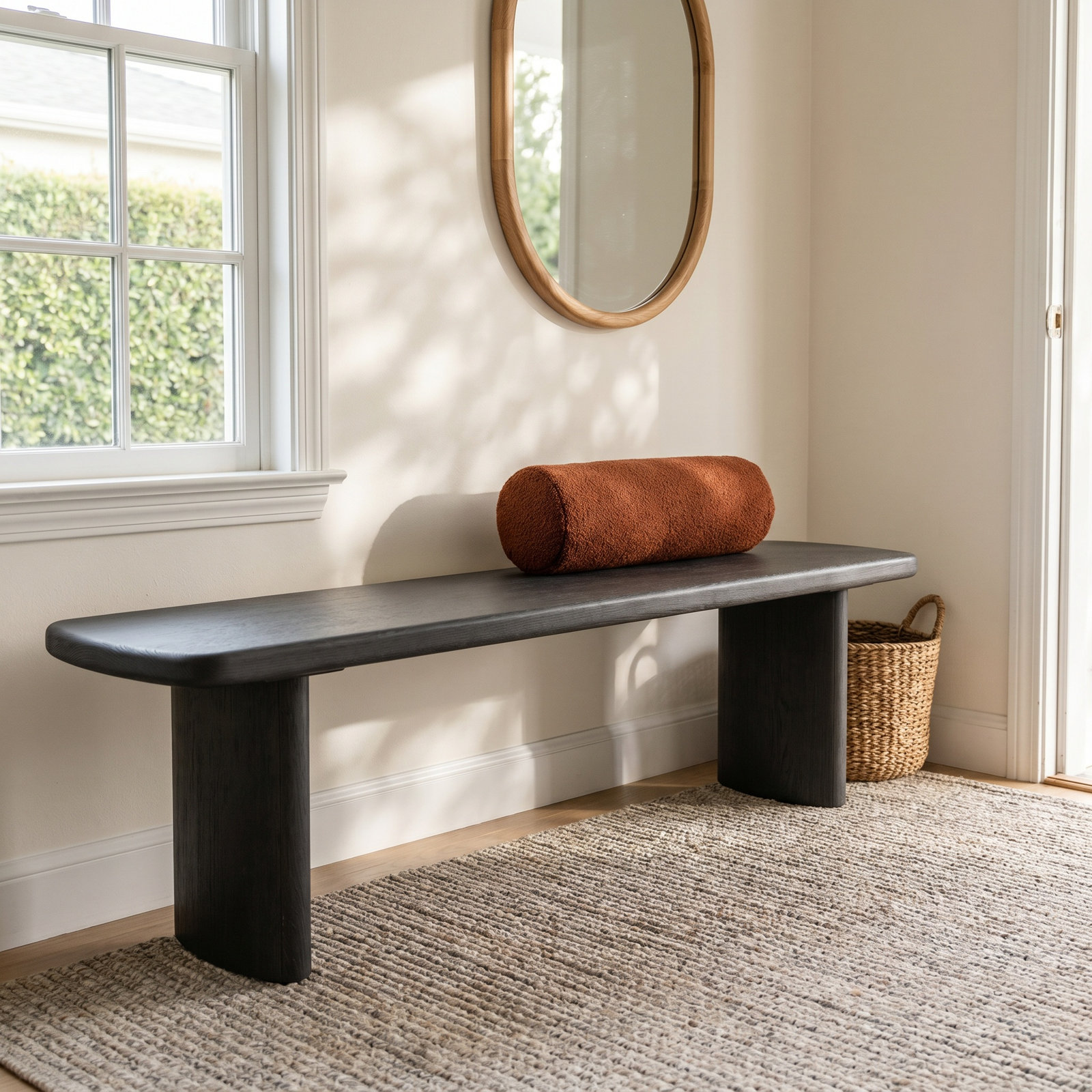 Circa 16" Bench, Black