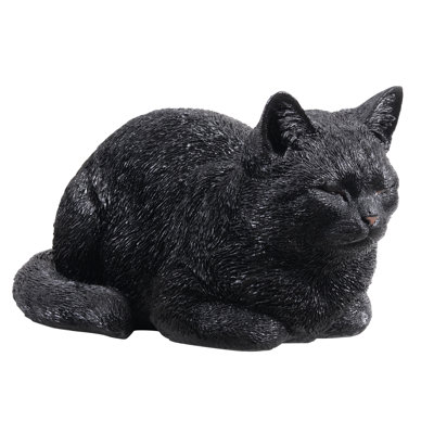 Resting Black Tabby Cat