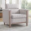 Canapé compact à 1 place avec coussin haute résilience et pieds en bois d'hévéa pour les salons modernes, facile à assembler et durable.