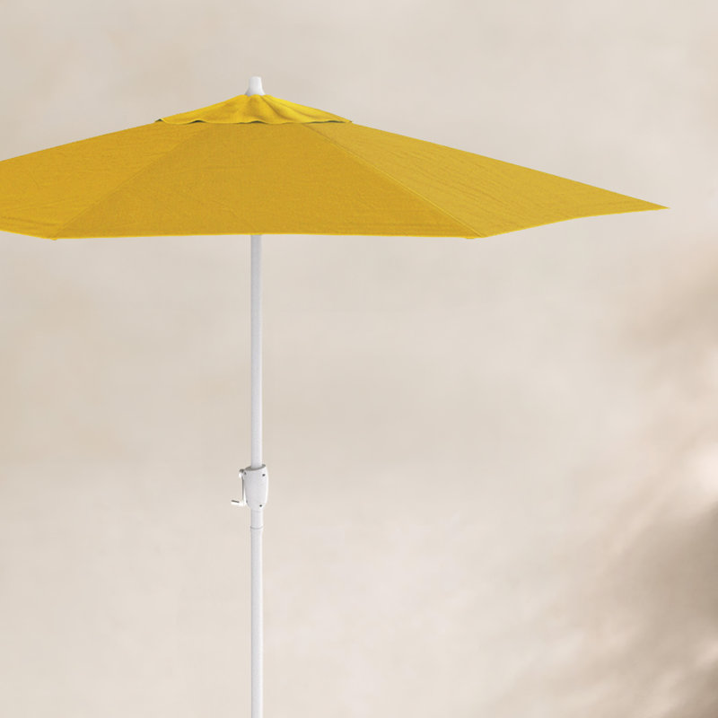 Parasol de marché 86,3 po Kenne, Toile Sunbrella® jaune tournesol, l 90 po x P 90 po