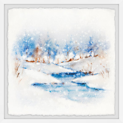 Winter Stream - Single Picture Frame Print