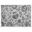 Tapis d'intérieur / extérieur en polyester tissé à la machine à tissage mécanique mâle Gray-109572497