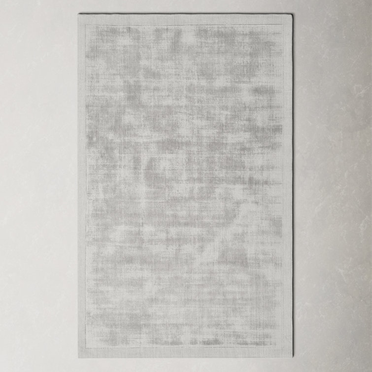 Mckinley Handmade Viscose Light Sage Rug