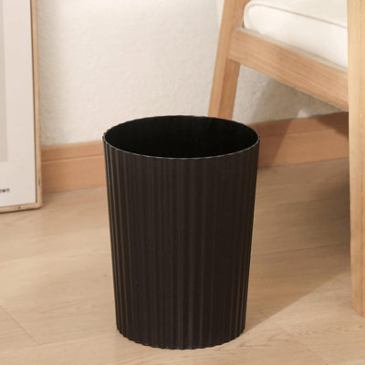 Poubelle ronde en plastique poubelle poubelle pour salle de bain cuisine chambre bureau à domicile Collège dortoir