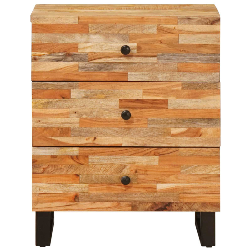 50cm W Solid Wood Bedside Table