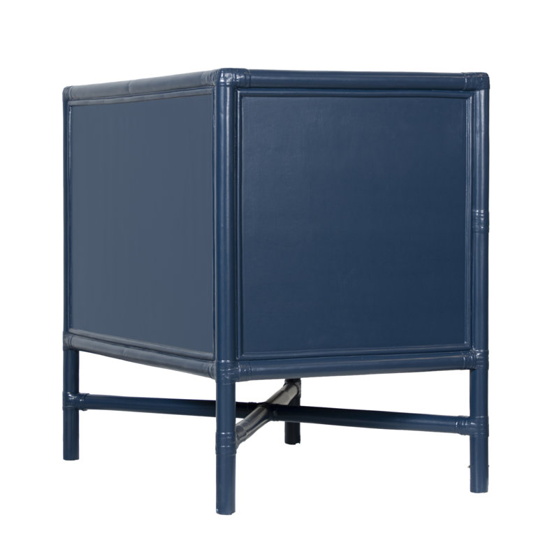 Venice 2 - Drawer Nightstand, Navy Blue