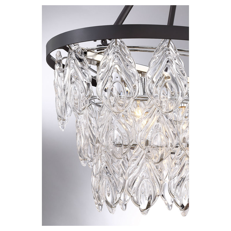 Lustre unique/unique à niveaux 7 lumières dhairya