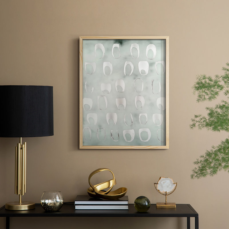 ABSTRACT Series DCCLXVI Framed Print - Solid Wood, Natural, 30" H x 24" W