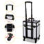 Everly Quinn Rolling Makeup Train Case Cosmetic Trolley Organizer-1324079731