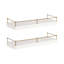 Ensemble de deux tablettes flottantes avec rampes-119045536