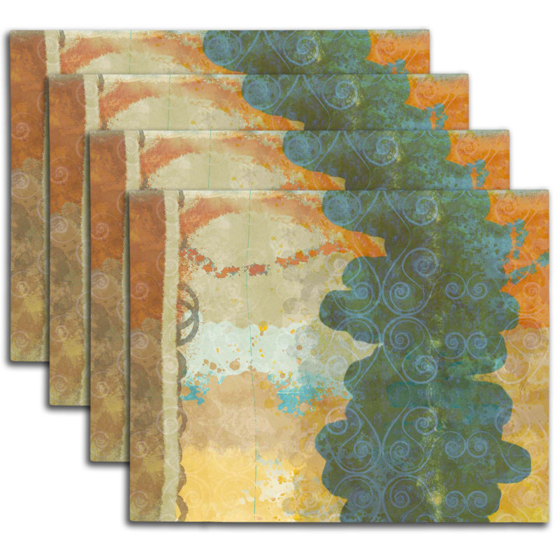 Napperon abstrait en polyester