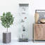 Vitrine en verre avec 4 tablettes et porte