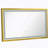 48*30 Framed Bathroom Mirror Square Wall-Mounted Material-1127563828