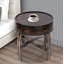 Table d'appoint ronde de style baril
