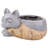 Toppino Fox Gray Ceramic Indoor Planter Pot - 12" x 7" x 8"