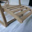 Chaise berçante d'extérieur en bois Deboraha