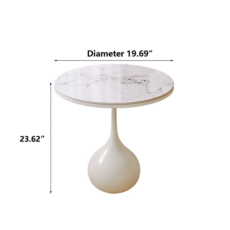 Table d'appoint 19,69 po