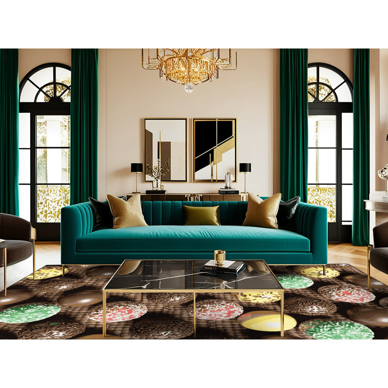  Tapis lavable Brigadeiros Desserts, Carré 7 pi