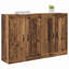  Wall-Mounted Cabinet 2 Pcs Old Wood 69.5 X 34 X 90 Cm-2117489343
