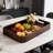 Walnut Wood Tray, Elegant Entryway Key Holder And Jewelry Organizer, Stylish Decorative Tray For Vanity And Home Decor