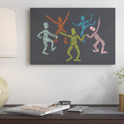 « danse fièvre », impression sur toile tendue
