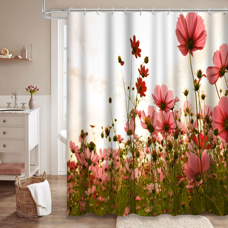 Rideau de douche Desert Cactus America Clouds Sand Red Sand, L 72 po x l 84 po