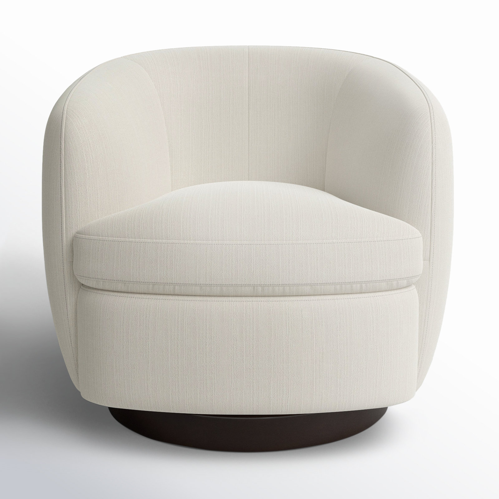 Marcy Upholstered Swivel Barrel Chair
