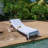 Arkwright Las Rayas Chaise Cover 30x85 White (2/Pack)-900514903-900514896