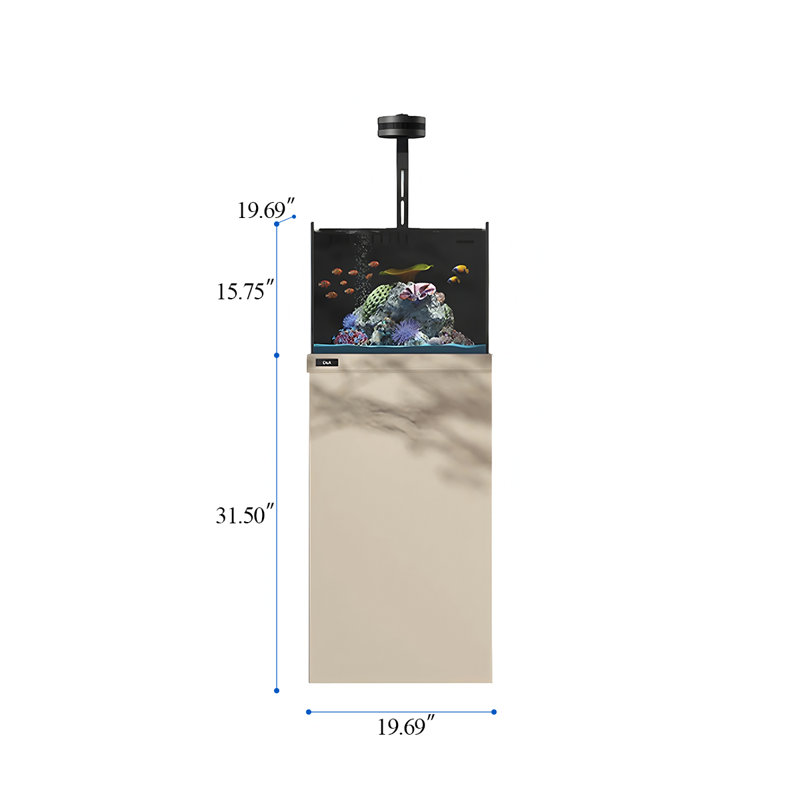 Petit aquarium 19,69 po, 23,78 gallons (H 47,24 po x l 19,69 po x P 19,69 p