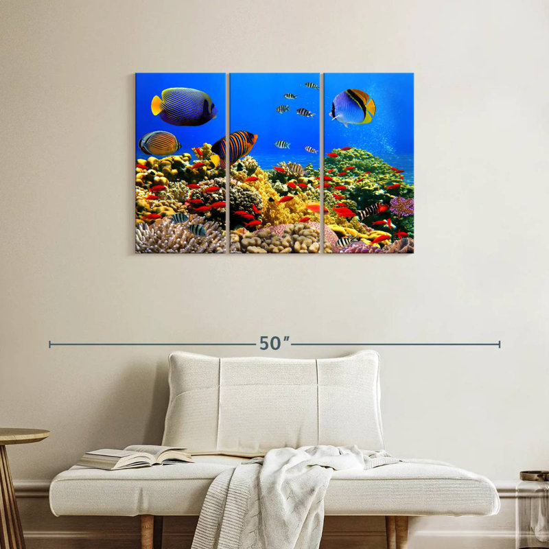 Brampt Underwater Life, 24" H x 38" W