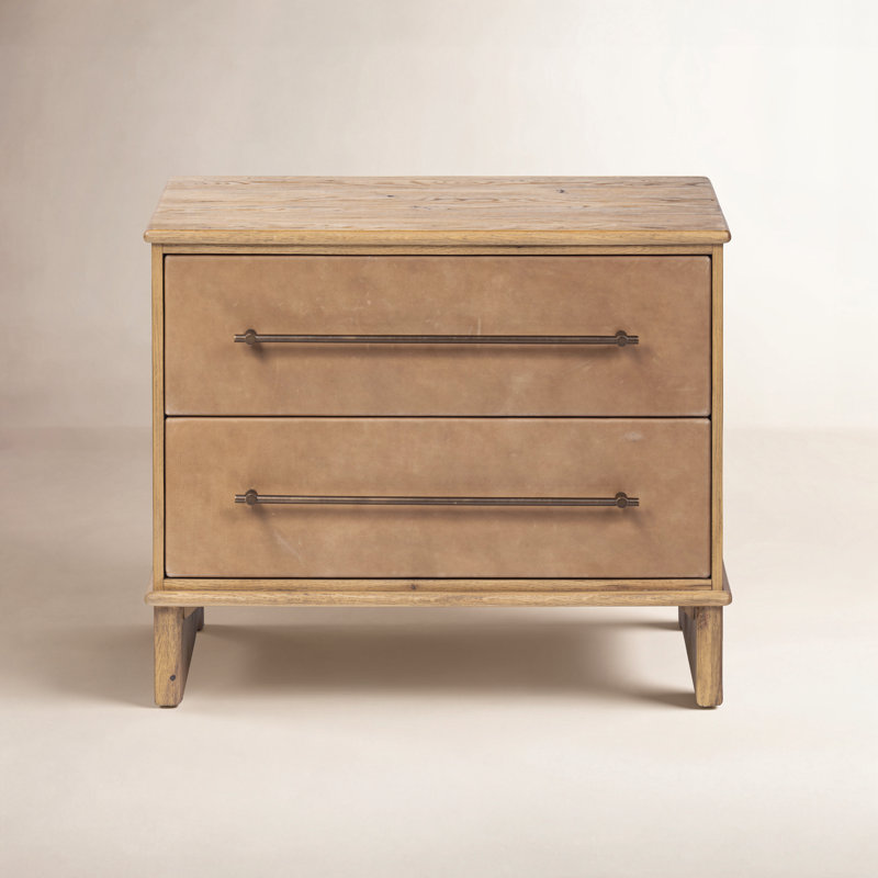Stella 2 - Drawer Solid Wood Nightstand