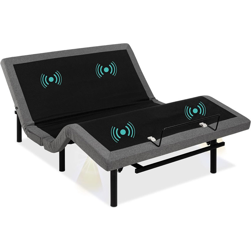 Aleana Metal TV Bed Bed, Queen