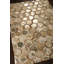 Tapis doré en cuir de vache fabriqué à la main Staple Hill-1865252673