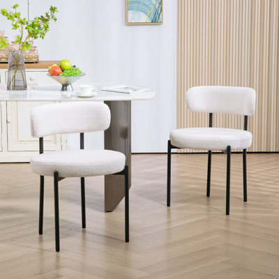 Chaise de salle à manger rembourrée Modern