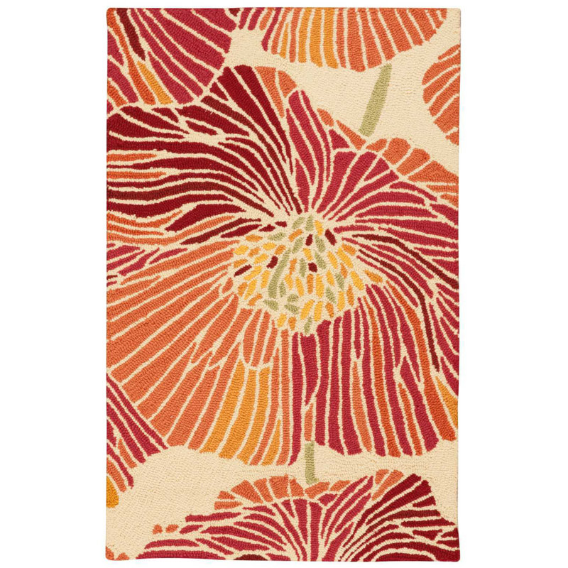 Tapis rose Karyn, Rectangle 1 pi 9 po x 2 pi 9 po