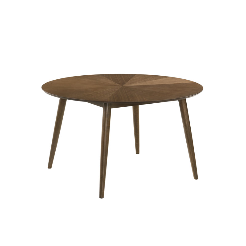 George Oliver 52 Inch Mid-Century Modern Round Dining Table | Wayfair