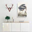 Great Blue Heron - Wrapped Canvas Painting-55366349